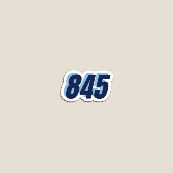 Item preview, 845 Dark Blue Sticker designed and sold by arm14.