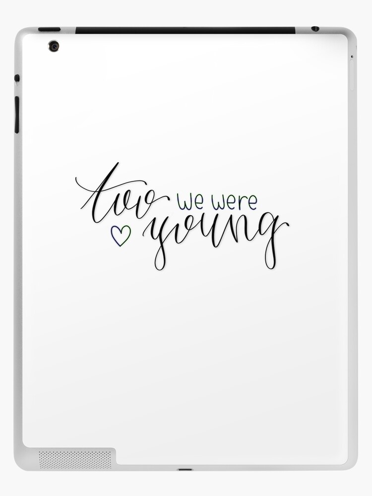 I'll be living one life for the two of us quote from song Two Of Us by  Louis Tomlinson digital lettering Sticker for Sale by averycooluser