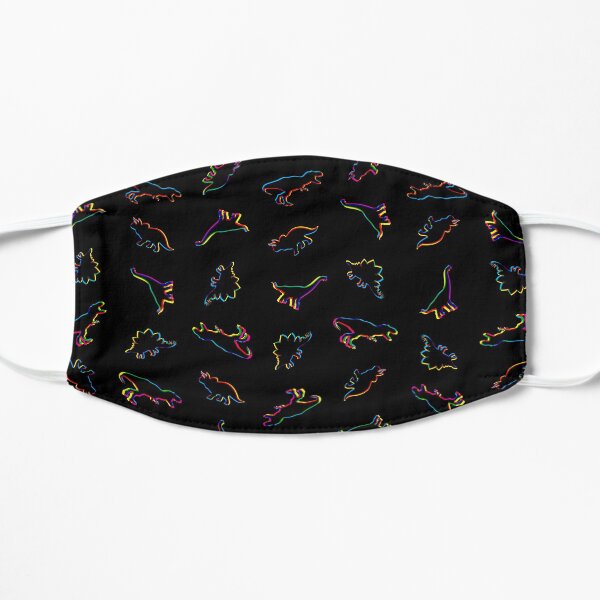 CMYK Dinosaurs (black) Mask