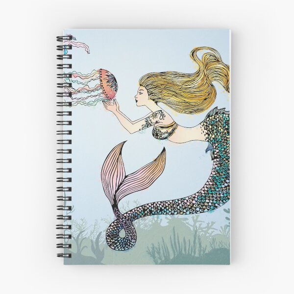Item preview, Jellyfish and Mermaid designed and sold by salomemika.