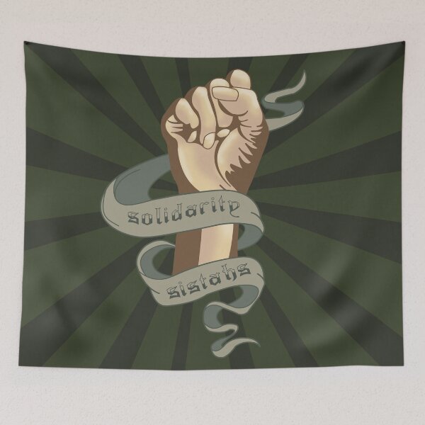 Item preview, Solidarity Sistahs designed and sold by Rosemary Scott.