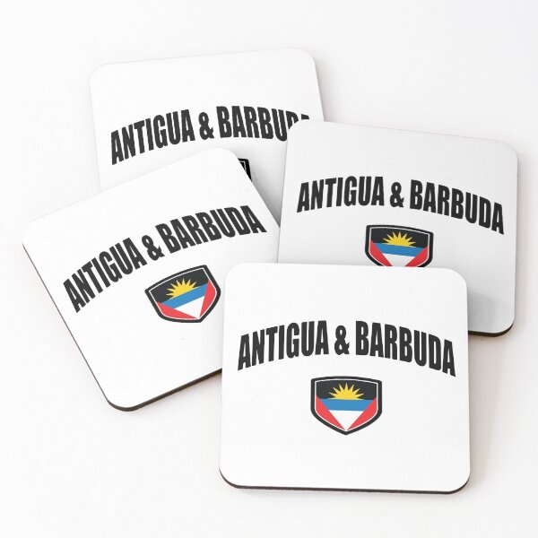 Item preview, Antigua and Barbuda Sport With Patriotic Flag Shield designed and sold by IdentiTee Studios.