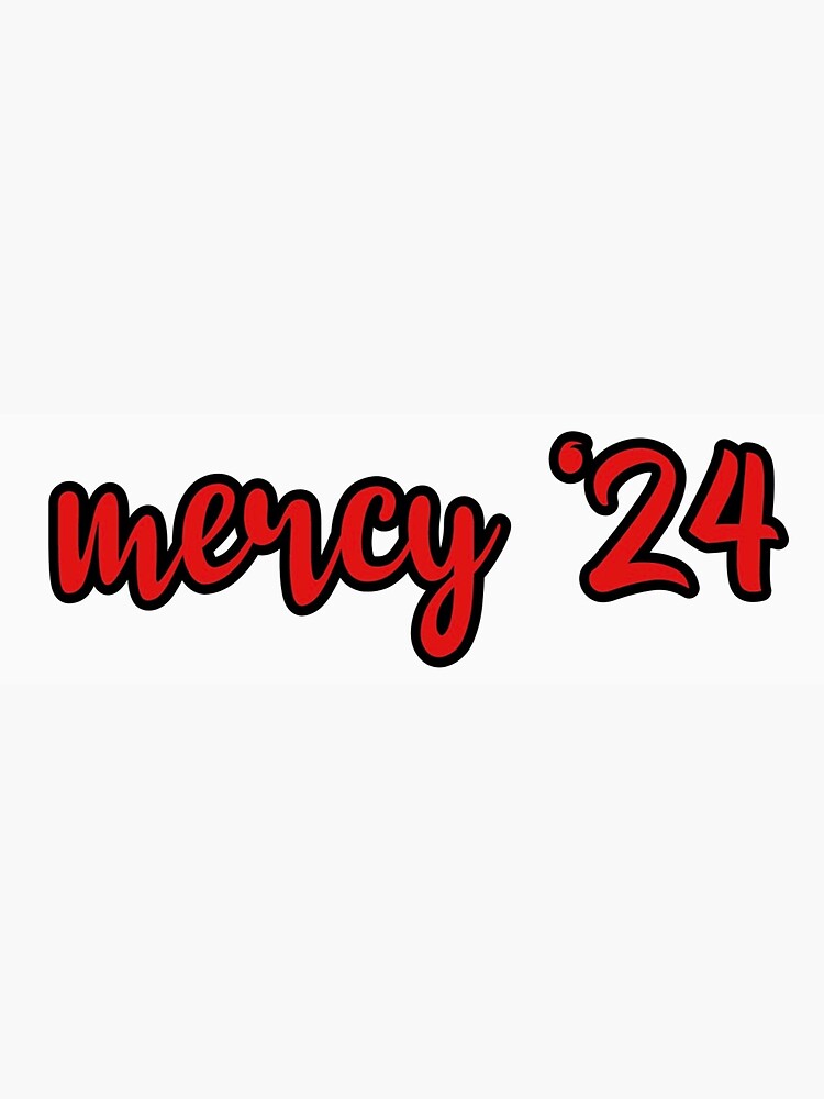 "mercy high school class of 2024" Sticker for Sale by hannahbscott