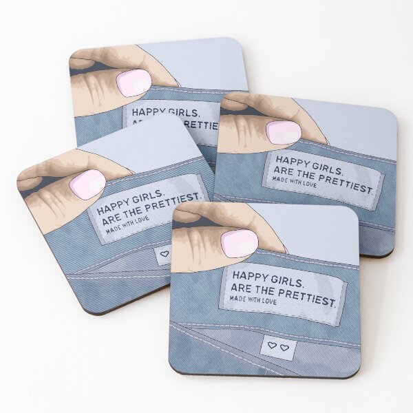 Item preview, Happy Girls Are The Prettiest designed and sold by Emmy Cohen.