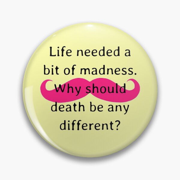Item preview, Wilford Warfstache - Markiplier - Madness Quote designed and sold by MysticalCrazy.