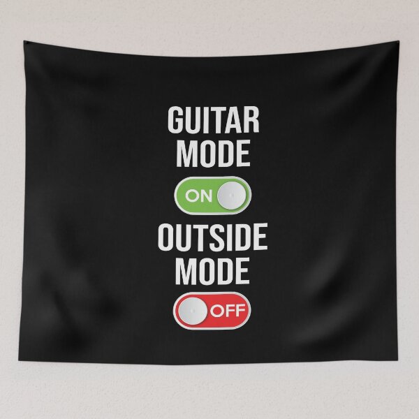 Item preview, Guitar Mode Outside Mode designed and sold by Merch By ika.