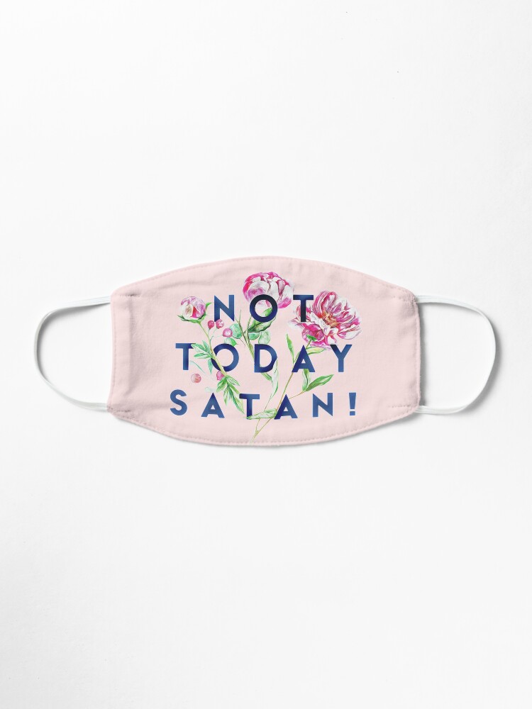 Alternate view of Not Today Satan Mask
