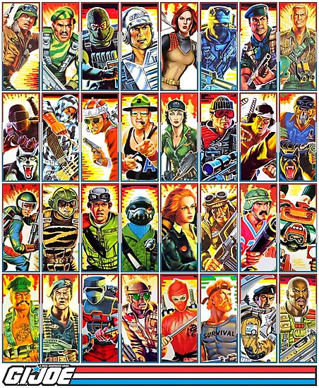 gi joe cartoon characters list