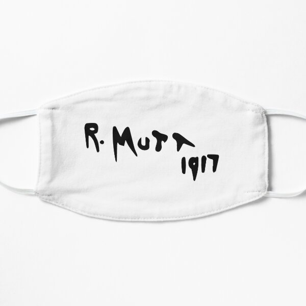 R. Mutt 1917, Fountain by Marcel Duchamp Flat Mask