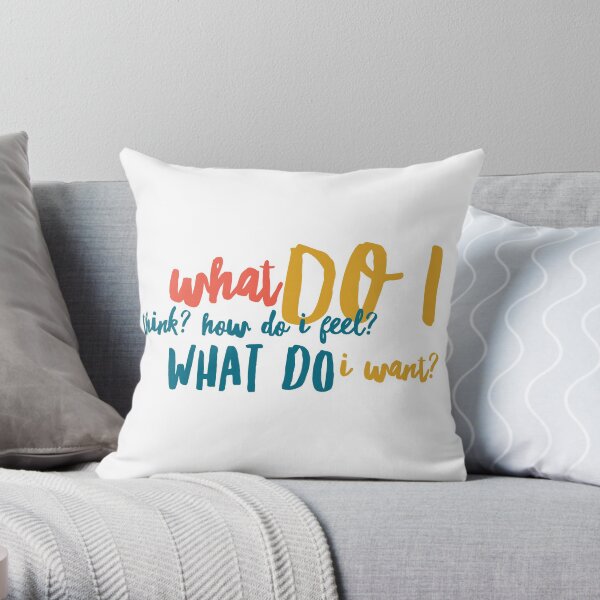 WHAT DO I WANT? {Respect Yourself} Throw Pillow