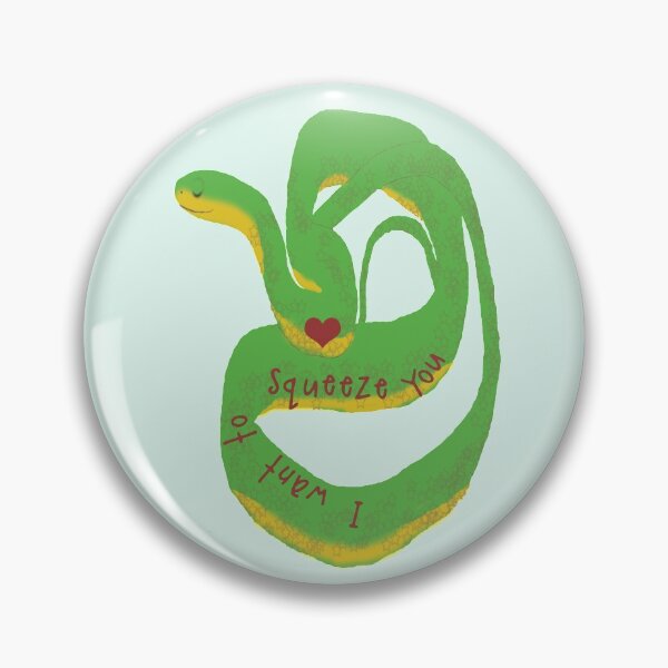 Item preview, Constrictor Snake - I Want to Squeeze You designed and sold by Amy Hadden.