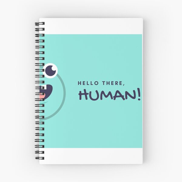 Item preview, Navy and White Monster Hello Human designed and sold by Home and Office.