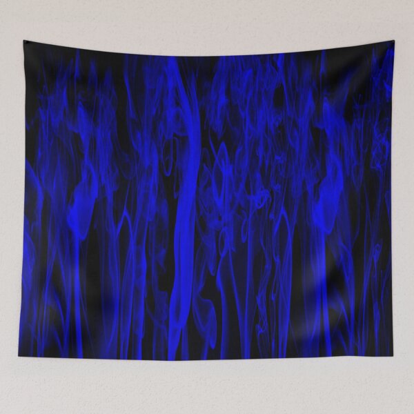 Item preview, Blue Smoke on Black Background Large designed and sold by Darcy777.