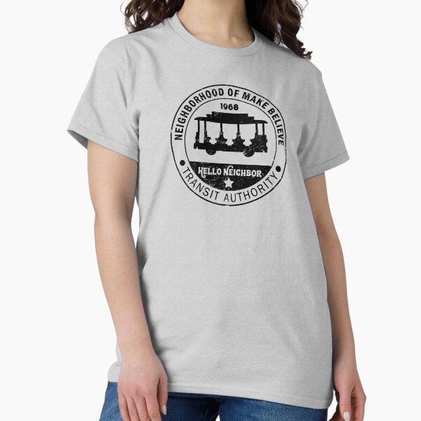 Vista previa del artículo con la obra «Autoridad de tránsito del vecindario (para camisas ligeras)», diseñado y vendido por Lost In Shirts.