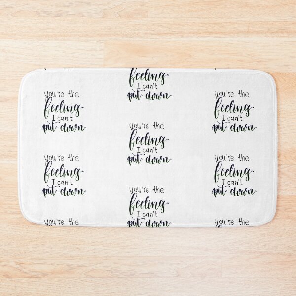 Item preview, "You're the feeling I can't put down" quote from song "Habit" by Louis Tomlinson digital lettering designed and sold by averycooluser.