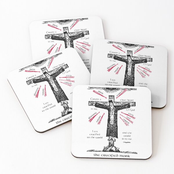 Item preview, The Crucified Monk designed and sold by EkromDesigns.