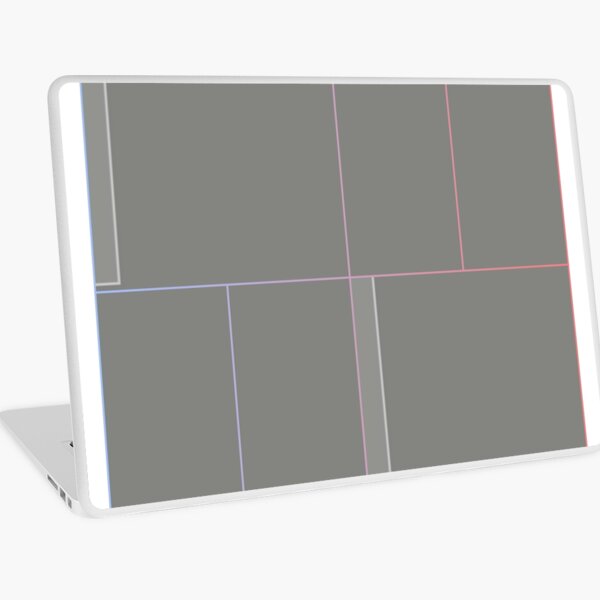 Grey multi color Laptop Skin