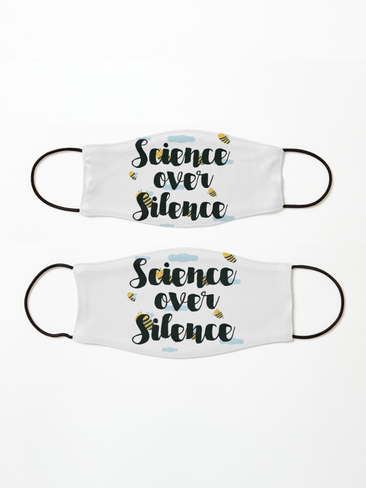 Alternate view of Science Over Silence Mask