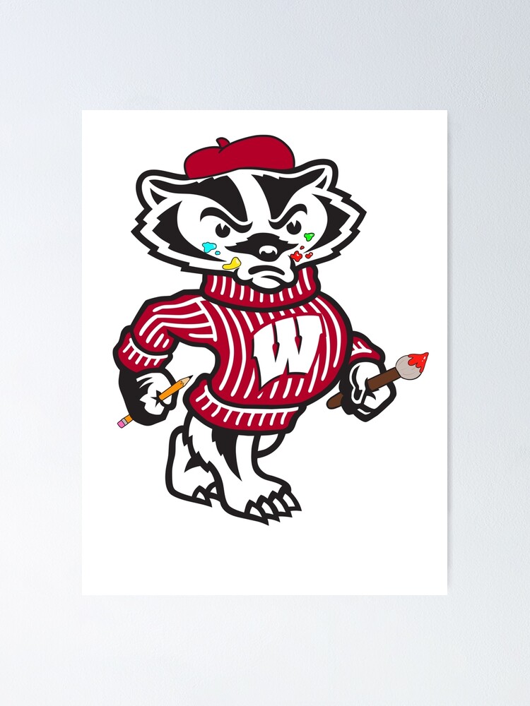 "UWMadison Artist Bucky" Poster for Sale by madp03 Redbubble