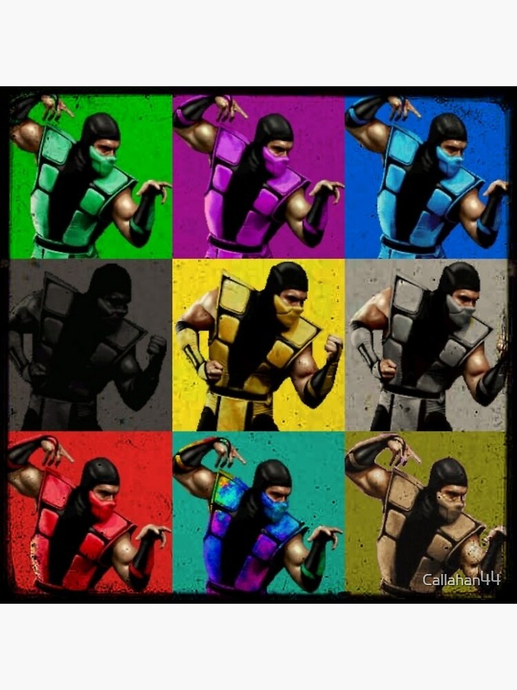 Mortal Kombat Characters Ninjas Greeting Card By Callahan44 Redbubble