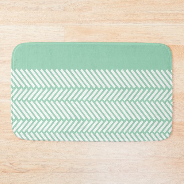 Item preview, Herringbone Mint Boarder designed and sold by ProjectM.