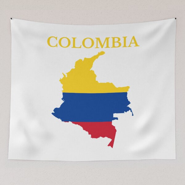Item preview, Colombia Flag Map designed and sold by marosharaf.