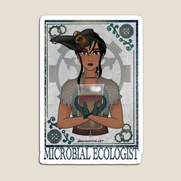 Microbial Ecologist (SteamPunk Art) Magnet