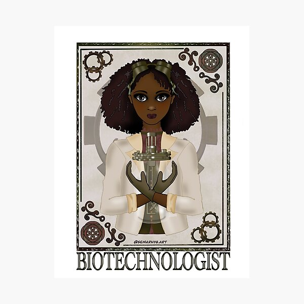 Biotechnologist (SteamPunk Art) Photographic Print