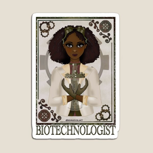 Biotechnologist (SteamPunk Art) Magnet