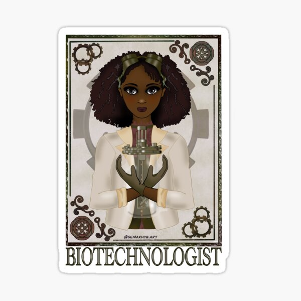 Biotechnologist (SteamPunk Art) Sticker