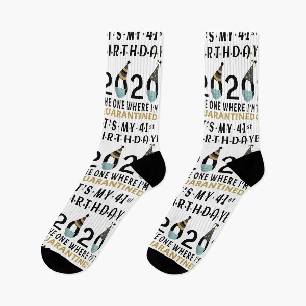 Item preview, Its My 41st Birthday 2020 The one where i was Quarantined Social Distancing Gifts  designed and sold by AnimaLovers.