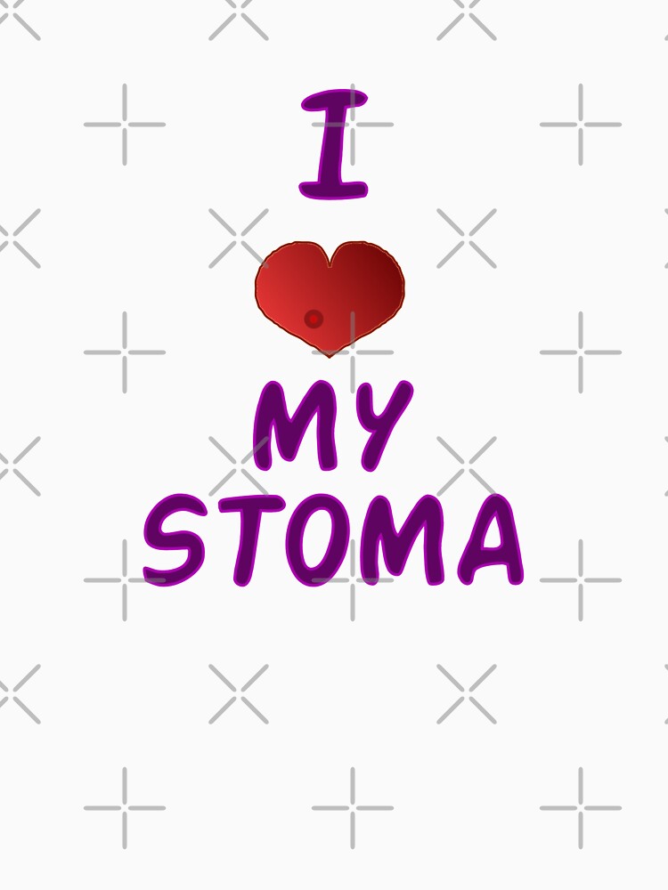 Cute Ostomy Awareness I Love My Stoma Graphic T-Shirt Dress for