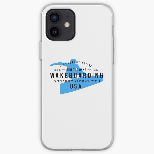 Ride The Wake Wakeboarding iPhone Soft Case