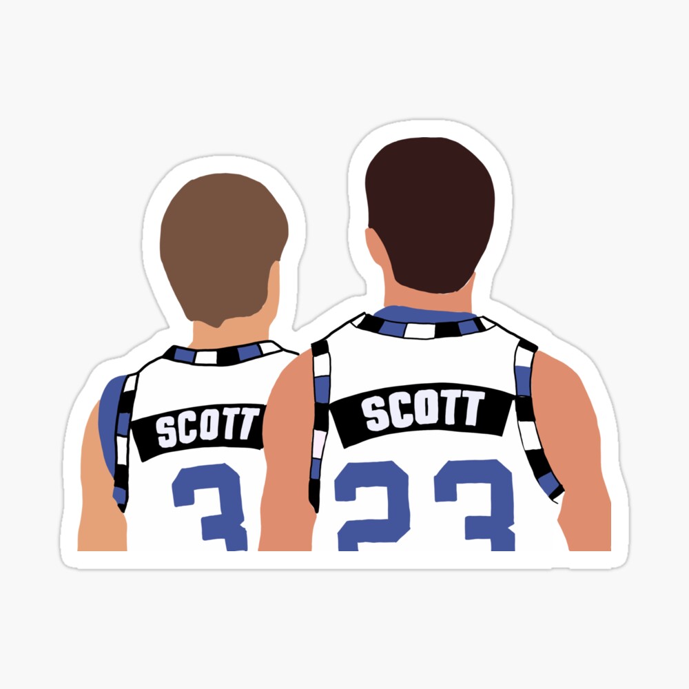 Nathan Scott One Tree Hill Basketball Jersey (White)  Poster for Sale by  LettersLucy