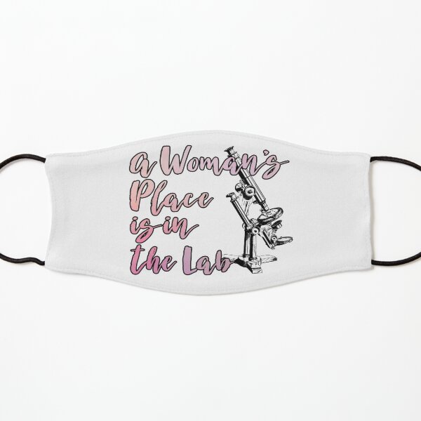 A Woman's Place is in the Lab Kids Mask