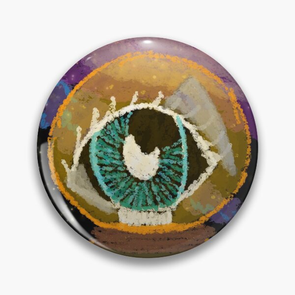Item preview, Alien Eyeball In Chalk Board Space designed and sold by Ari-ArtStudio.