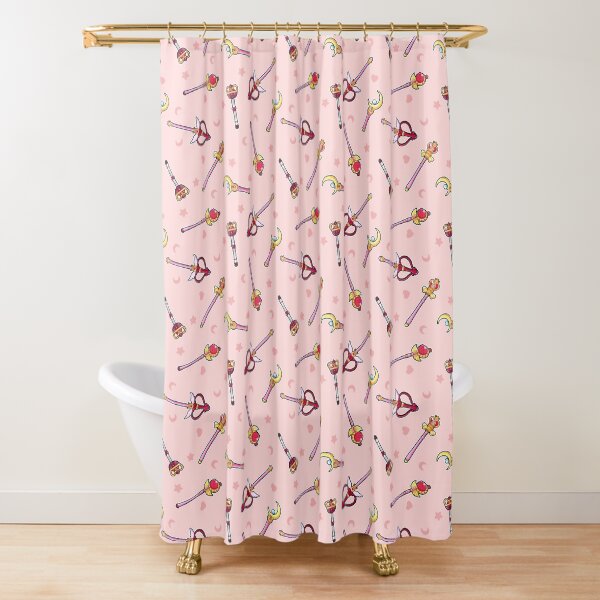 Sailor Moon Wands Shower Curtain