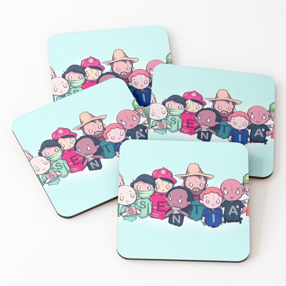Item preview, Coasters (Set of 4) designed and sold by LVBART.