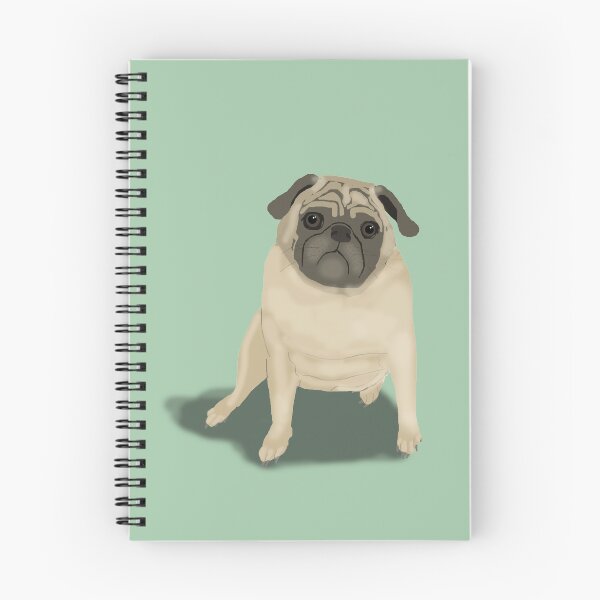 Item preview, Pug Illustration designed and sold by Amy Hadden.