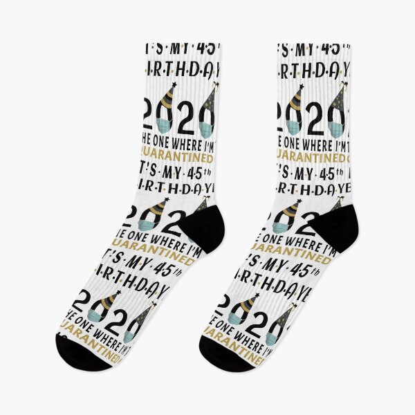 Item preview, Its My 45th Birthday 2020 The one where i was Quarantined Social Distancing Gifts  designed and sold by AnimaLovers.