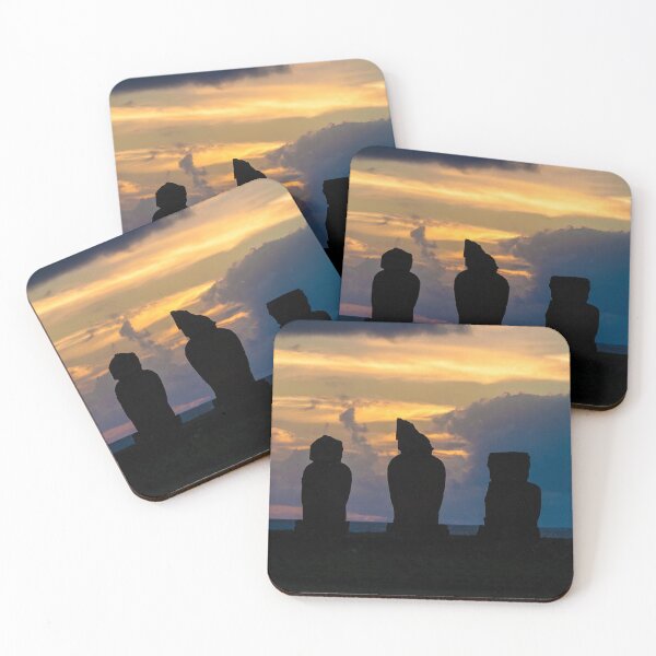 Item preview, Moai's at Sunset designed and sold by Marylou Badeaux.