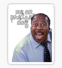 Pretzel Day Sticker