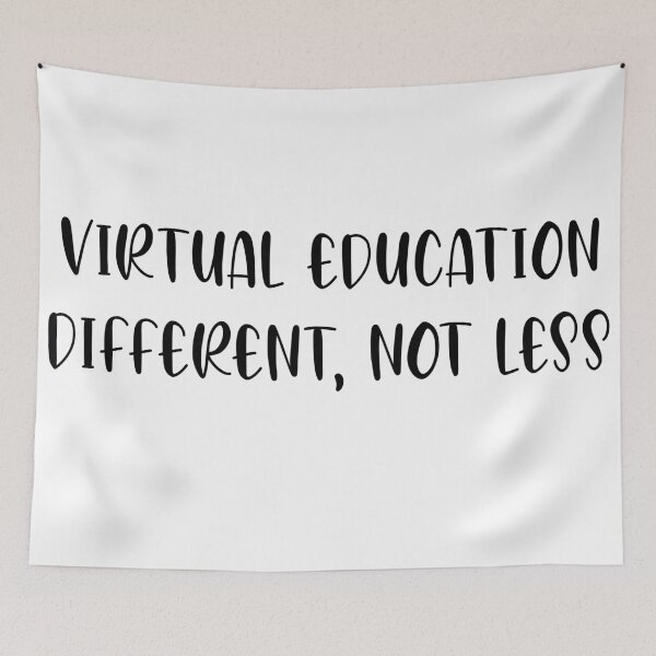 Item preview, Virtual Education.... Different, Not Less designed and sold by EvyStickersx.