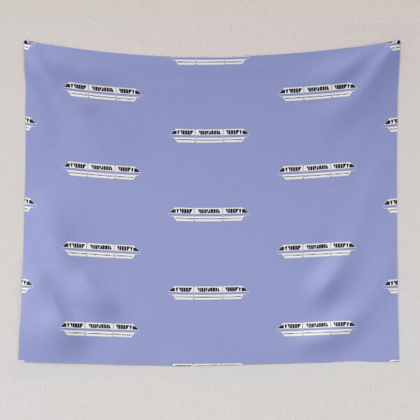 Item preview, Magic Monorail in Lavender designed and sold by Basil Lime.