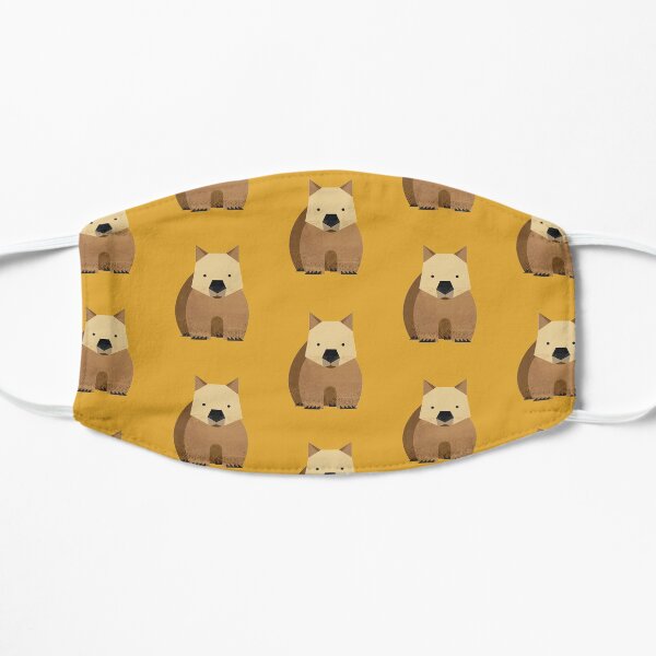 Whimsy Wombat Flat Mask