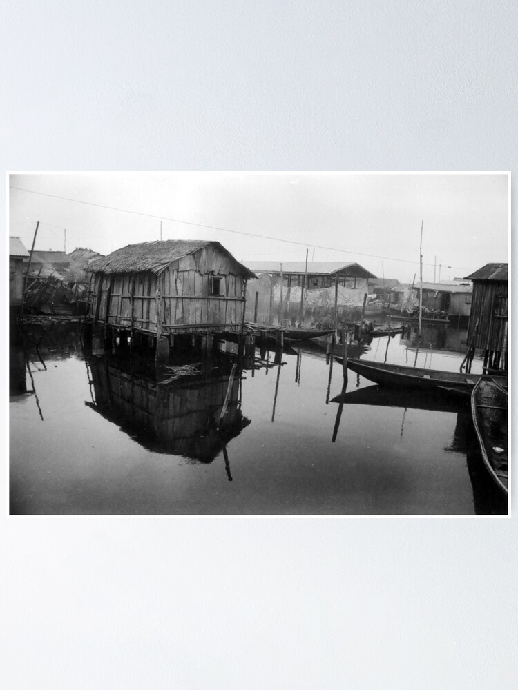 Thumbnail 1 of 3, Poster, Makoko Houses on Slit designed and sold by Muyiwa.