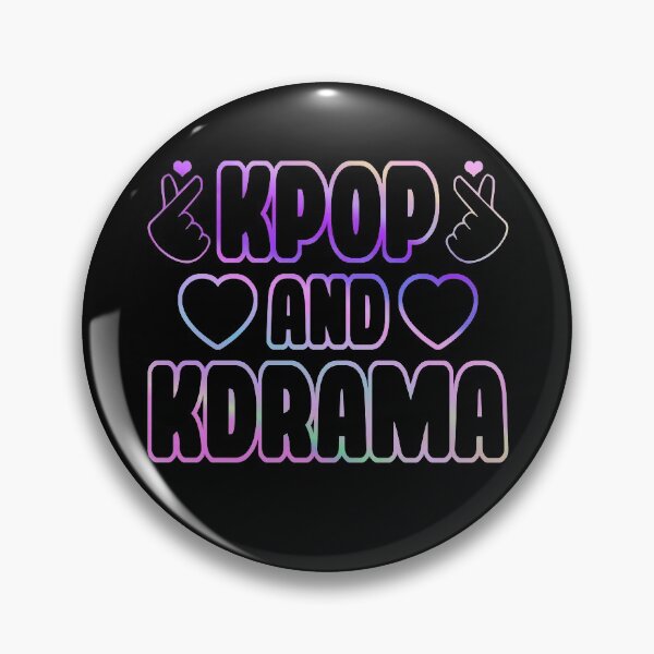 I Love Kpop and Kdrama - Korean Finger Heart Pin