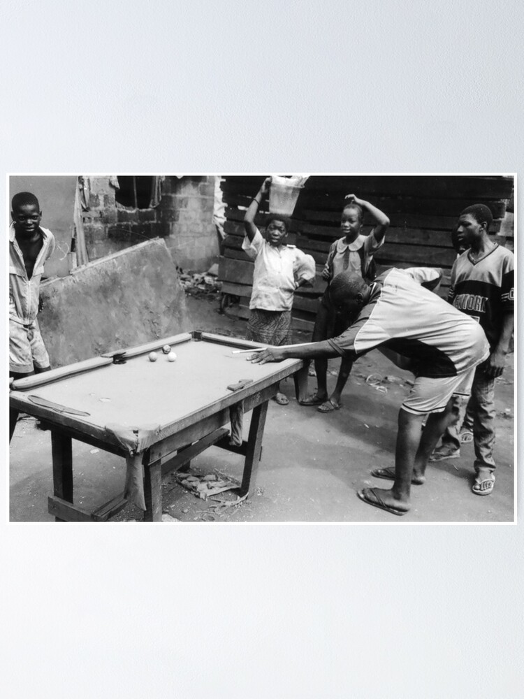 Thumbnail 1 of 3, Poster, Kids Playing Snooker designed and sold by Muyiwa.