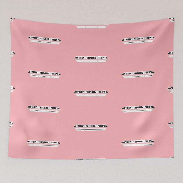 Item preview, Magic Monorail in Pink designed and sold by Basil Lime.