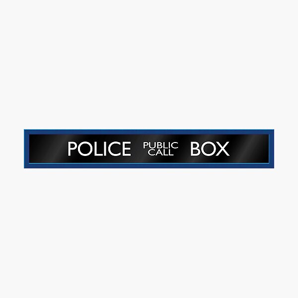 Police Box Photographic Print